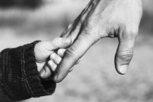 parent & child holding hands